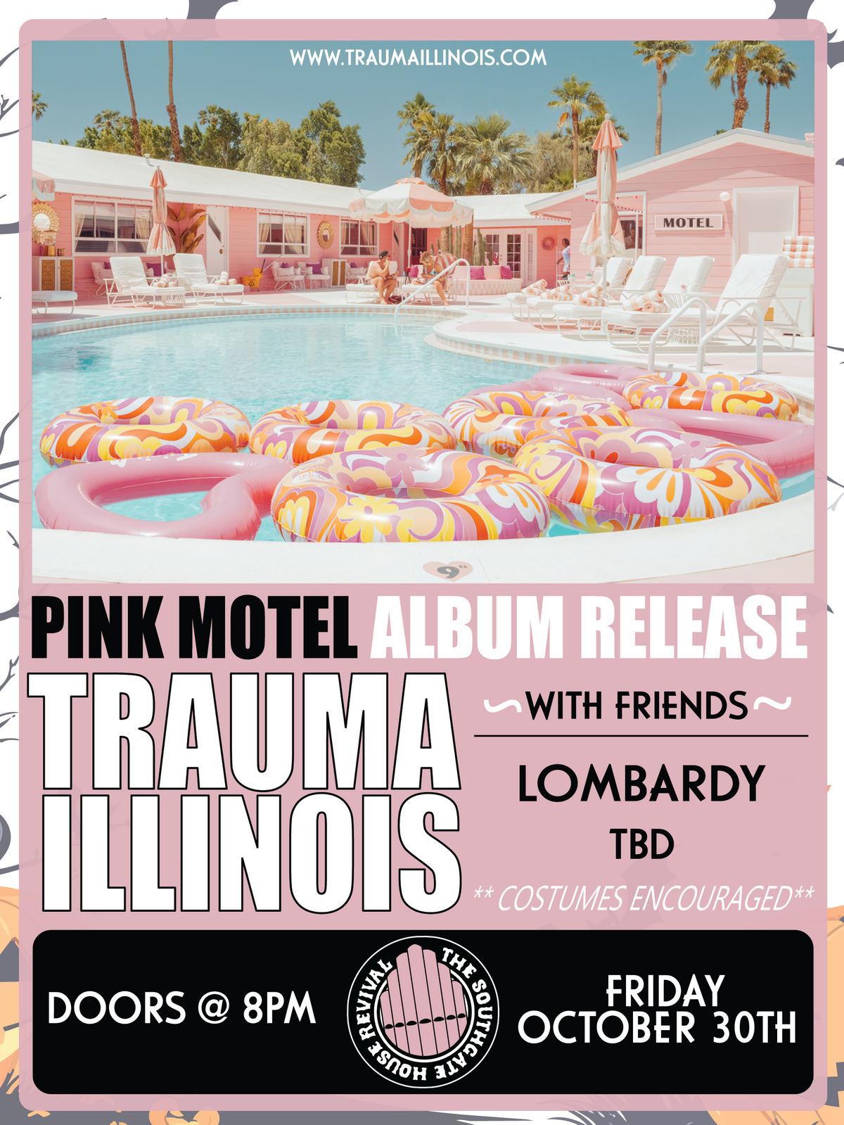 10/30 Cincy Album Release Show Ticket @ SouthGate House Revival